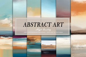 Abstract Sky Oil Painting