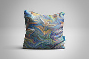 Hand Marbled Paper Jasper Feathers, a Texture Graphic by Marblingdom (Thumbnail 3 of 3)
