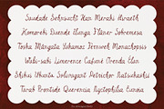 La Bohème whimsical handmade script, a Script Font by alenaganzhela (Thumbnail 8 of 12)