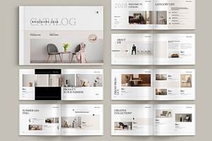 Product Catalog Landscape Templates, a Brochure Template by Pixelpick