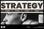 VIXA | Brand Strategy keynote Figma, a Presentation Template by Studio Temply (Thumbnail 1 of 11)