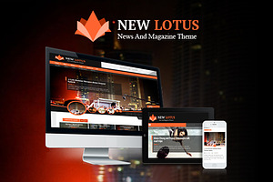 New Lotus Magazine WordPress theme