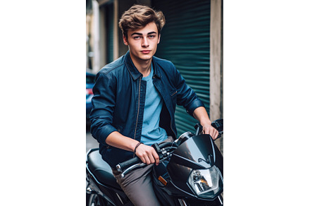 a cropped, photo of a stylish young, a Person Photo by Sergey Kotenev