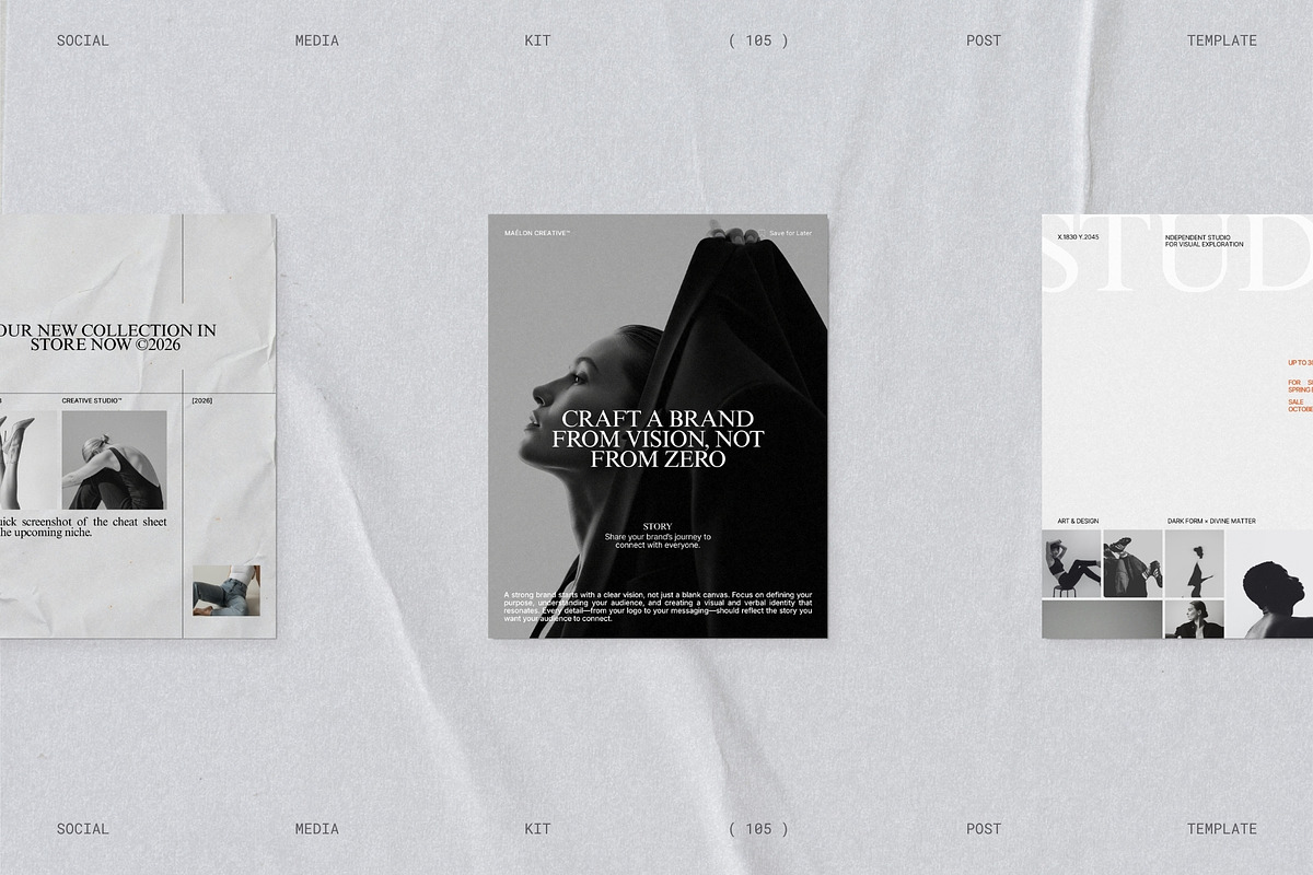 RIVA | Social Media Kit Post Bundle, a Social Media Template by Prapti Design (Photo 8 of 10)