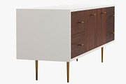 Joybird Aaro Small Media Console, a Furniture 3D Model by 3dmitruk (Thumbnail 6 of 10)