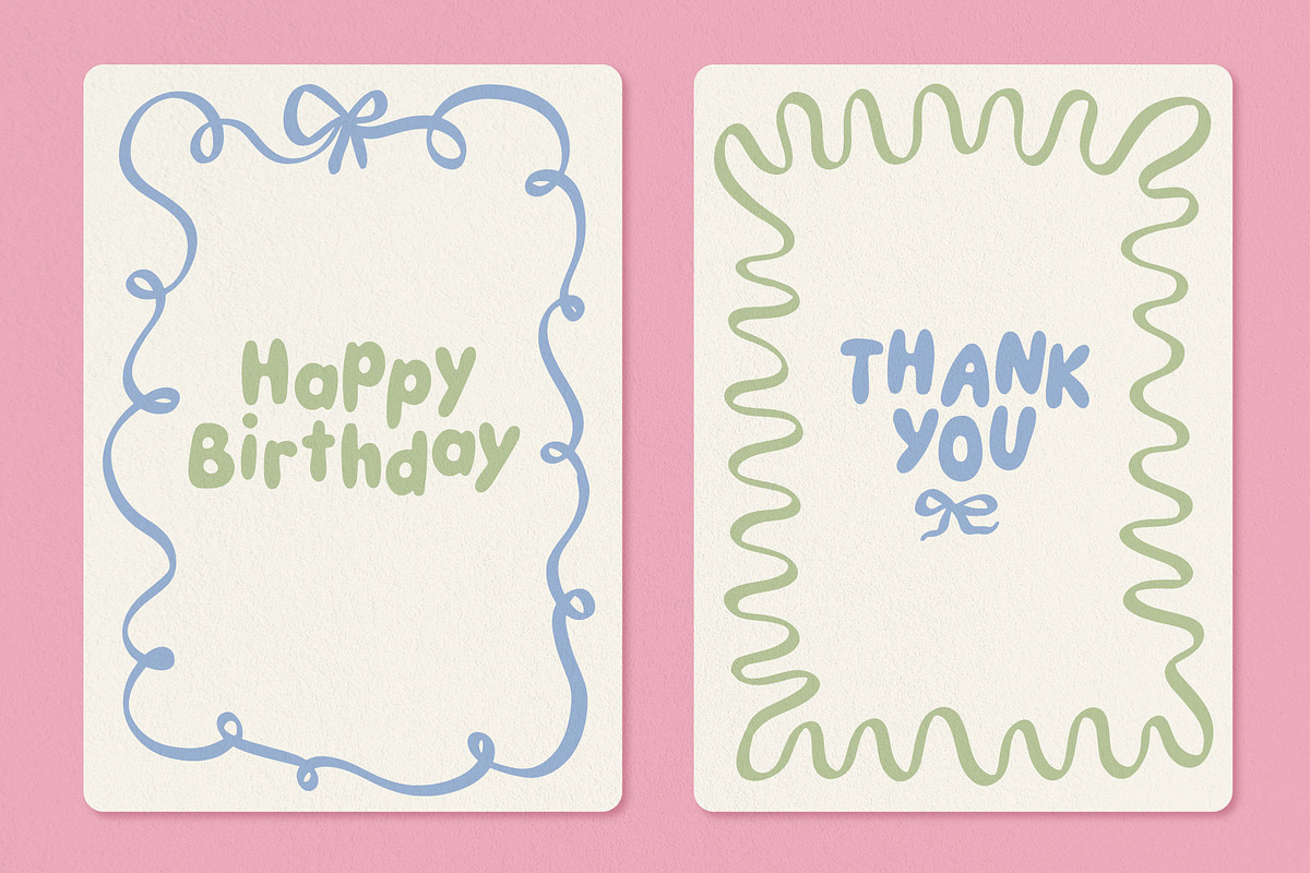 Chubby Bubbie - Bubble Display Font, a Handwritten Font by type peace (Photo 2 of 8)