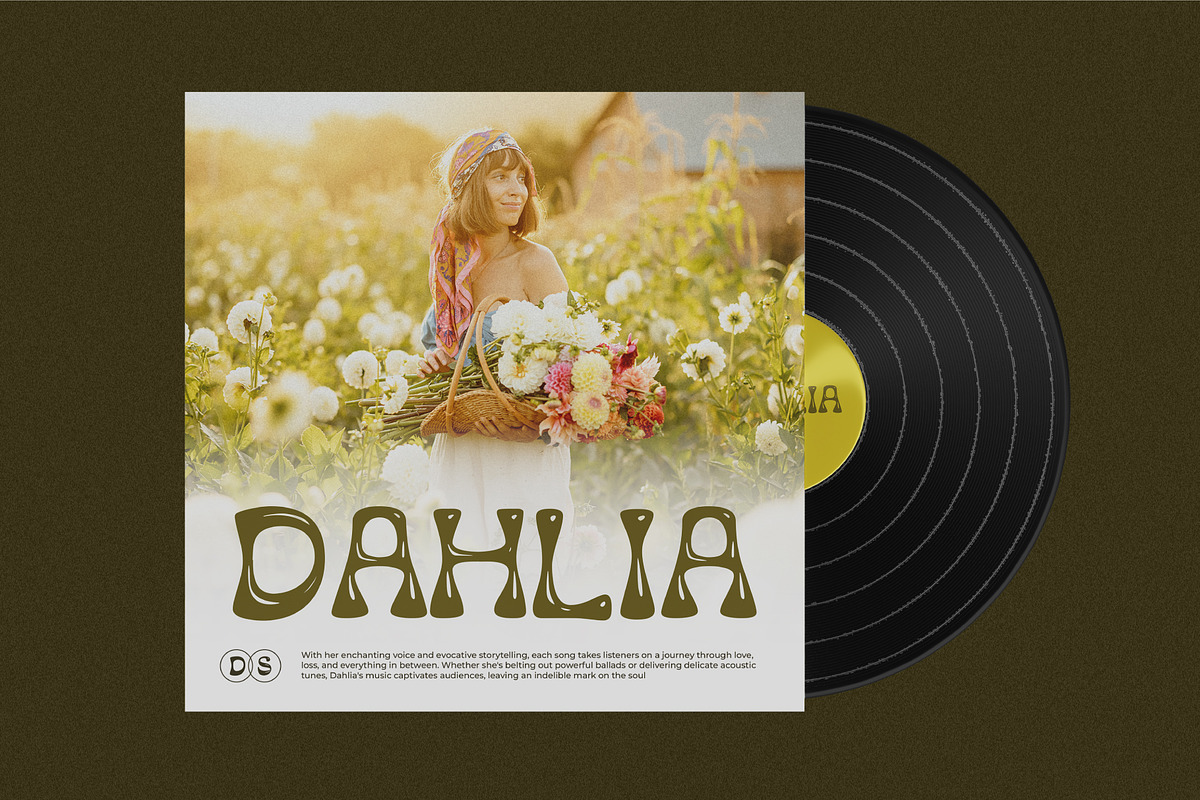 Aesthetic Bubbly Experimental Font, a Sans Serif Font by Drizy (Photo 9 of 10)