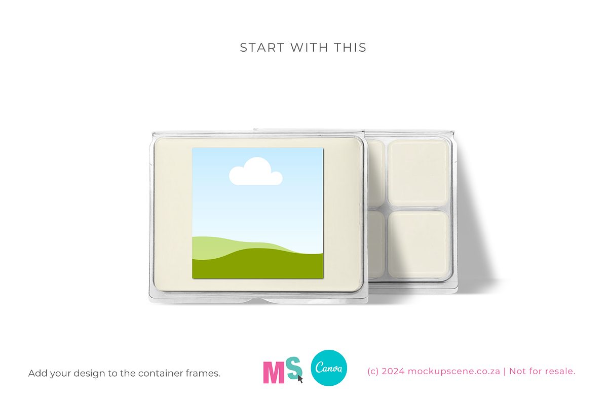 Wax Melts Canva Mockup Set - 6 piece, a Packaging Mockup by Mockup Scene (Photo 9 of 16)