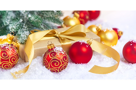 Beautiful Christmas background. New, a Holiday Photo by yanadjana