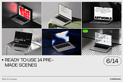 (26) MacBook Pro 16 mockups, a Mac Mockup by Creatoom (Thumbnail 2 of 11)