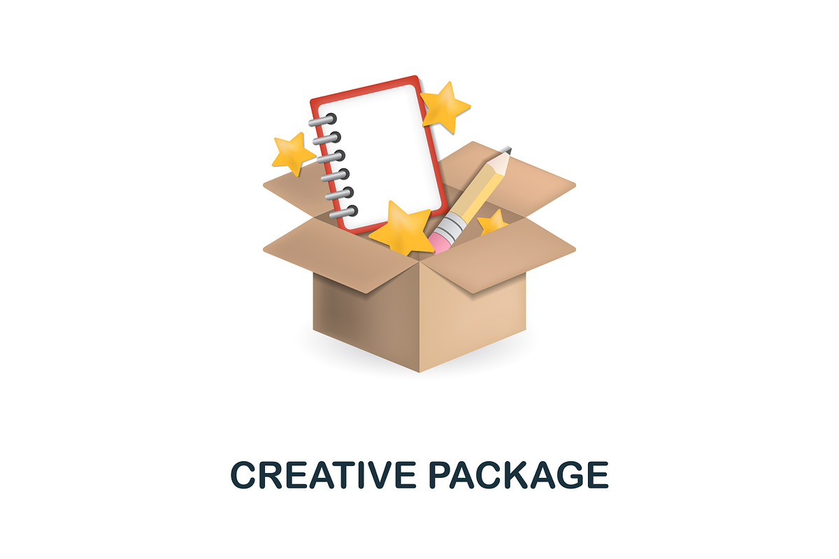 Creative Package 3D Icons Set Bundle, an Object Graphic by Aimagenarium@gmail.com (Photo 21 of 21)