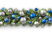 Big blue Christmas and New Year set, a Decorative Illustration by Vjom (Thumbnail 3 of 21)