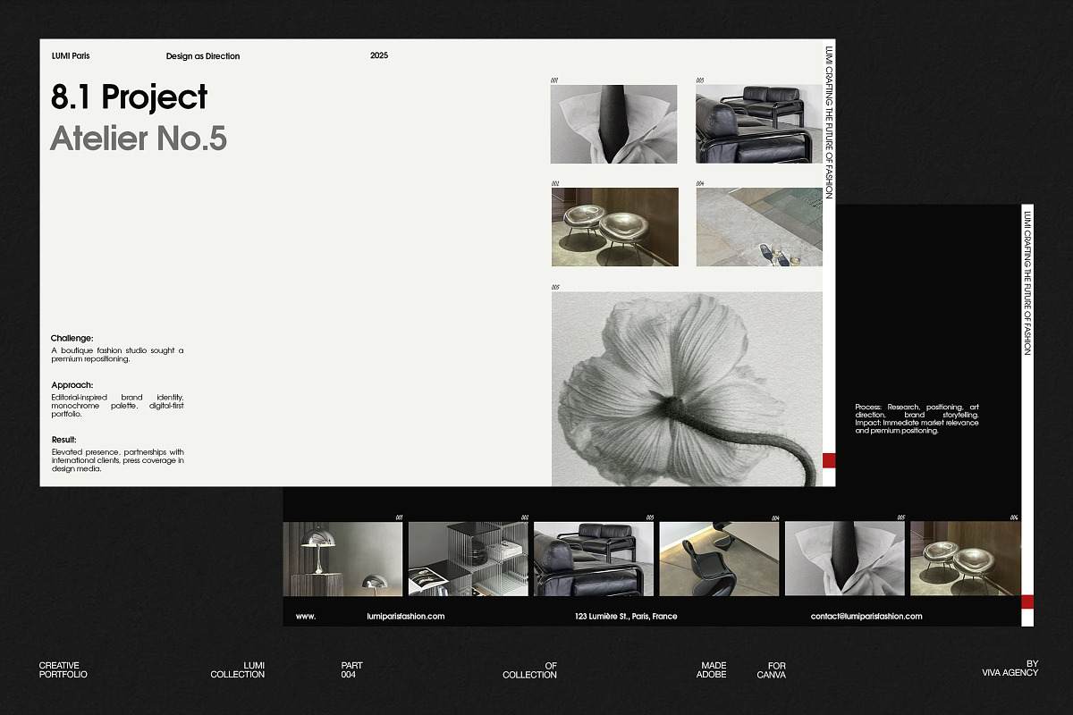 LUMI | Portfolio, a Presentation Template by Viva Agency (Photo 5 of 10)