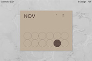 Minimalist Calendar 2024 (InDesign), an Object Graphic by Kessens (Thumbnail 24 of 28)