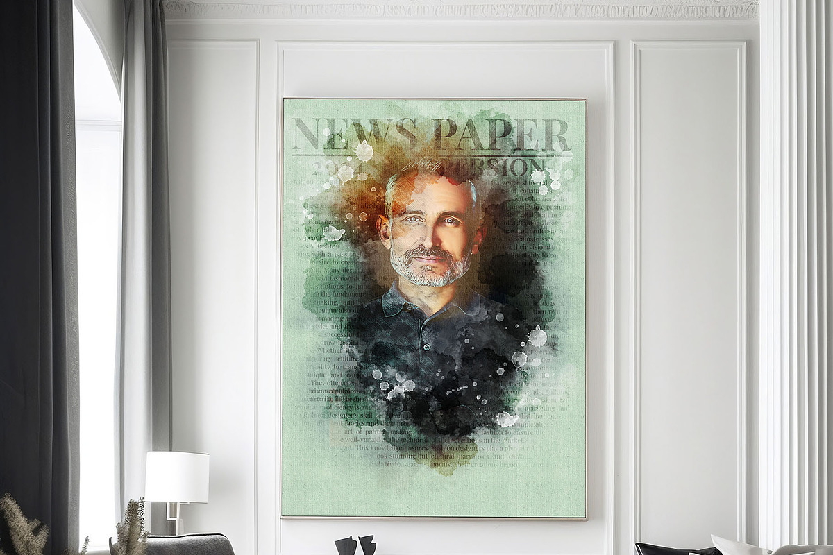 News Paper Mixed Media Art Effect, an Action Add-On by MRI STUDIO (Photo 37 of 43)