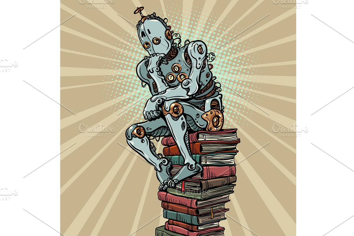 Pop Art Retro Artificial, a Technology Illustration by studiostoks