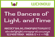 Counting Stars font, a Sans Serif Font by weknow (Thumbnail 2 of 8)