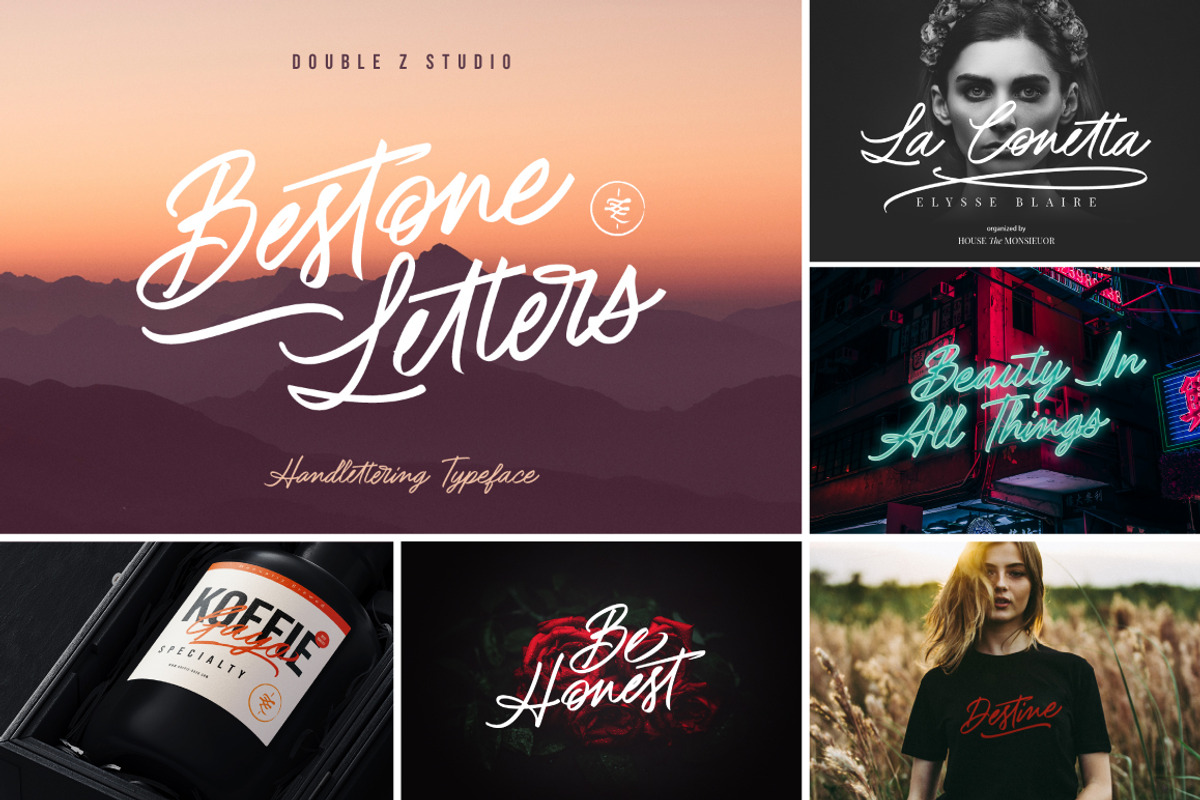 YEAR END FONT BUNDLE, a Script Font by DoubleZ Studio (Photo 4 of 12)