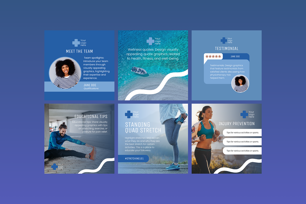 Physiotherapy Social Media, a Social Media Template by Sincerely Media (Photo 7 of 9)