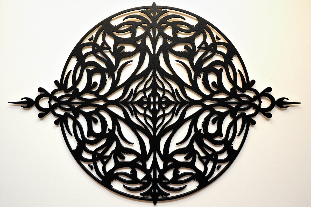 Circular Geometric Laser Cutting Bun, an Object Graphic by BIPLOB EXPERT (Photo 10 of 17)