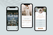 Wedding & Event Planner Website, a Squarespace Template by Wynn Solutions (Thumbnail 3 of 4)