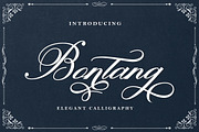 Bontang, a Script Font by Nurul_kamal (Thumbnail 1 of 5)