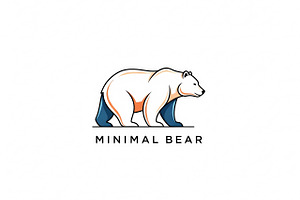 Minimal Polar Bear, a Branding & Logo Template by Logocreative