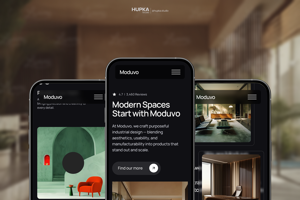 Moduvo - Interior Design Framer Template preview 3
