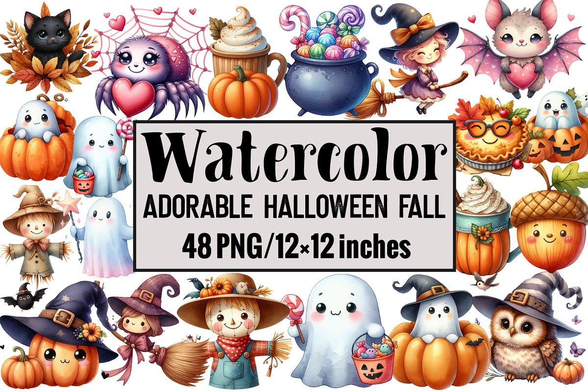 Adorable Halloween Fall, an Illustration by Design Market (Photo 1 of 3)