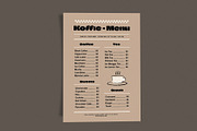 Koffie Menu Brown, a Flyer Template by Me55enjah Design (Thumbnail 3 of 3)