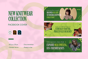 Knitwear Collection - Facebook Cover, a Social Media Template by VUNIRA