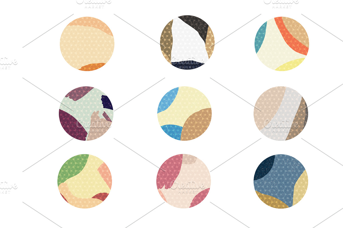 Abstract elements in Japanese style, an Object Graphic by marukopum (Photo 2 of 5)