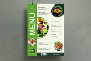 Food Menu Flyer Template