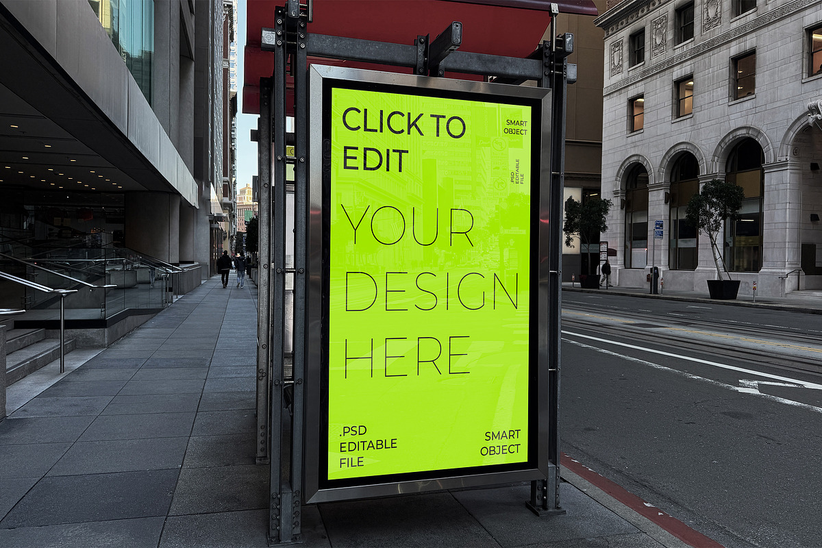 Bus Station Mockup, an Advertising Mockup by Voar Mockups
