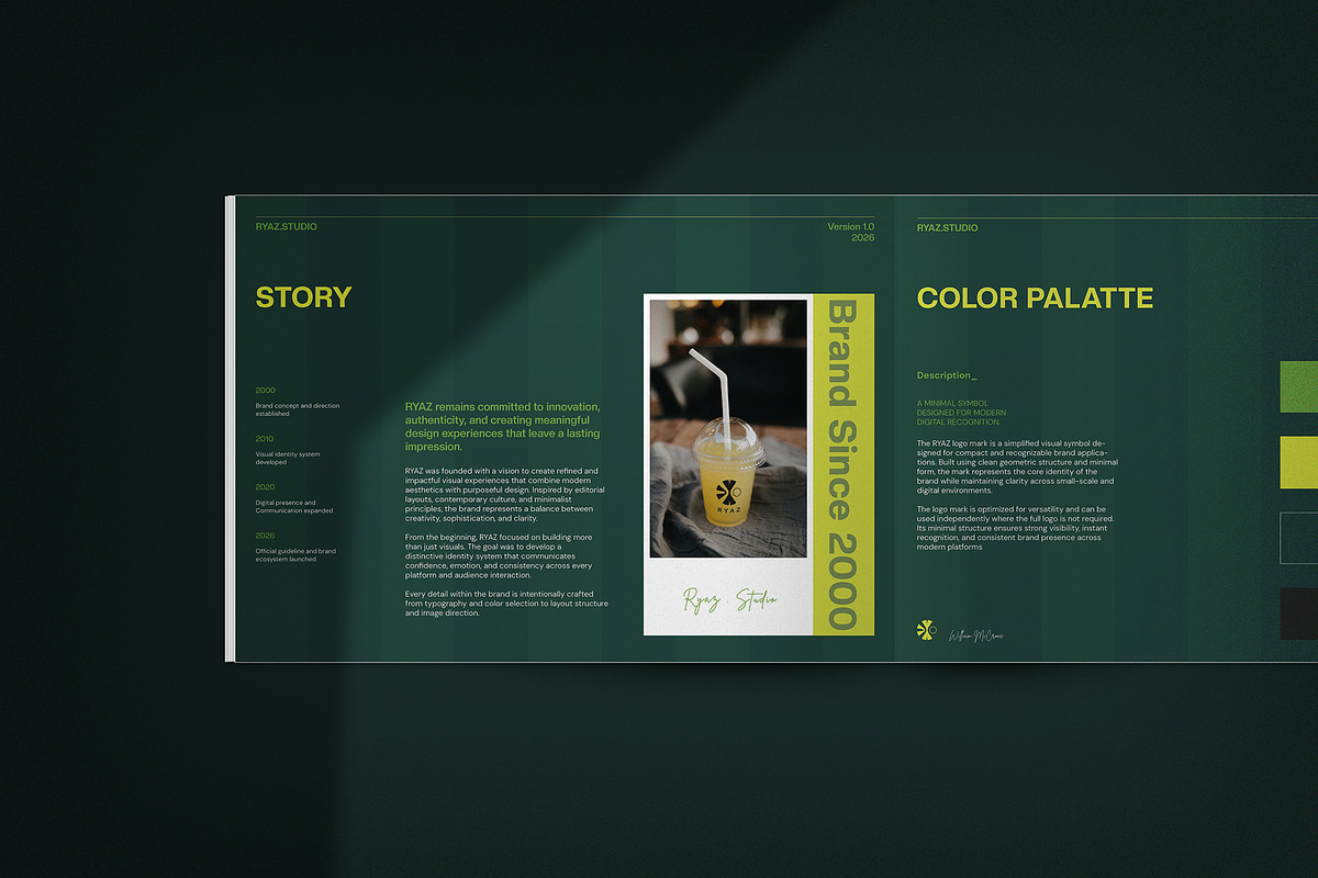RYAZ | Brand Guidelines Canva, a Brochure Template by evgenystudio (Photo 10 of 11)