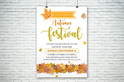 Autumn Festival Flyer Template-V-01, a Flyer Template by Rimana_Templatehive (Thumbnail 4 of 4)