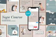 Yoga Instagram | CANVA Template, a Social Media Template by Azruca (Thumbnail 1 of 17)