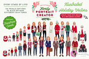Christmas - Family Portrait Creator, an Illustration by Lauren Lesley Studio (Thumbnail 12 of 14)