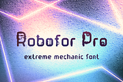 Robofor Pro, a Font by wowomnom (Thumbnail 1 of 8)