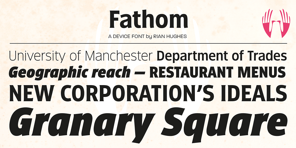 Fathom, a Sans Serif Font by Device (Photo 2 of 11)