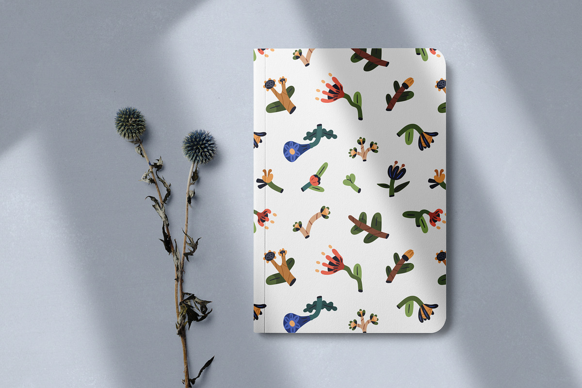 Abstract flowers, seamless patterns, a Pattern Graphic by Good Studio (Photo 7 of 11)