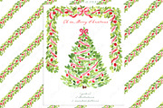 Oh So Merry Christmas Red White Bow, a Graphic by LABFcreations (Thumbnail 3 of 7)