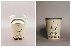 Cup Mockups - Packaging Mockups V.3