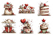 Whimsical Birthday Clipart Birthday, an Illustration by Craft Nest (Thumbnail 5 of 11)