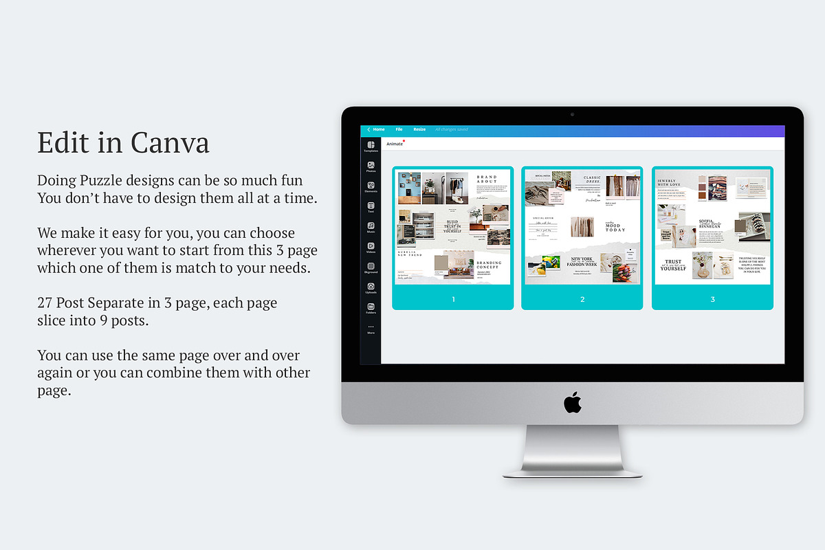 Elisa Paper Puzzle, a Social Media Template by Analogi Studio (Photo 9 of 9)