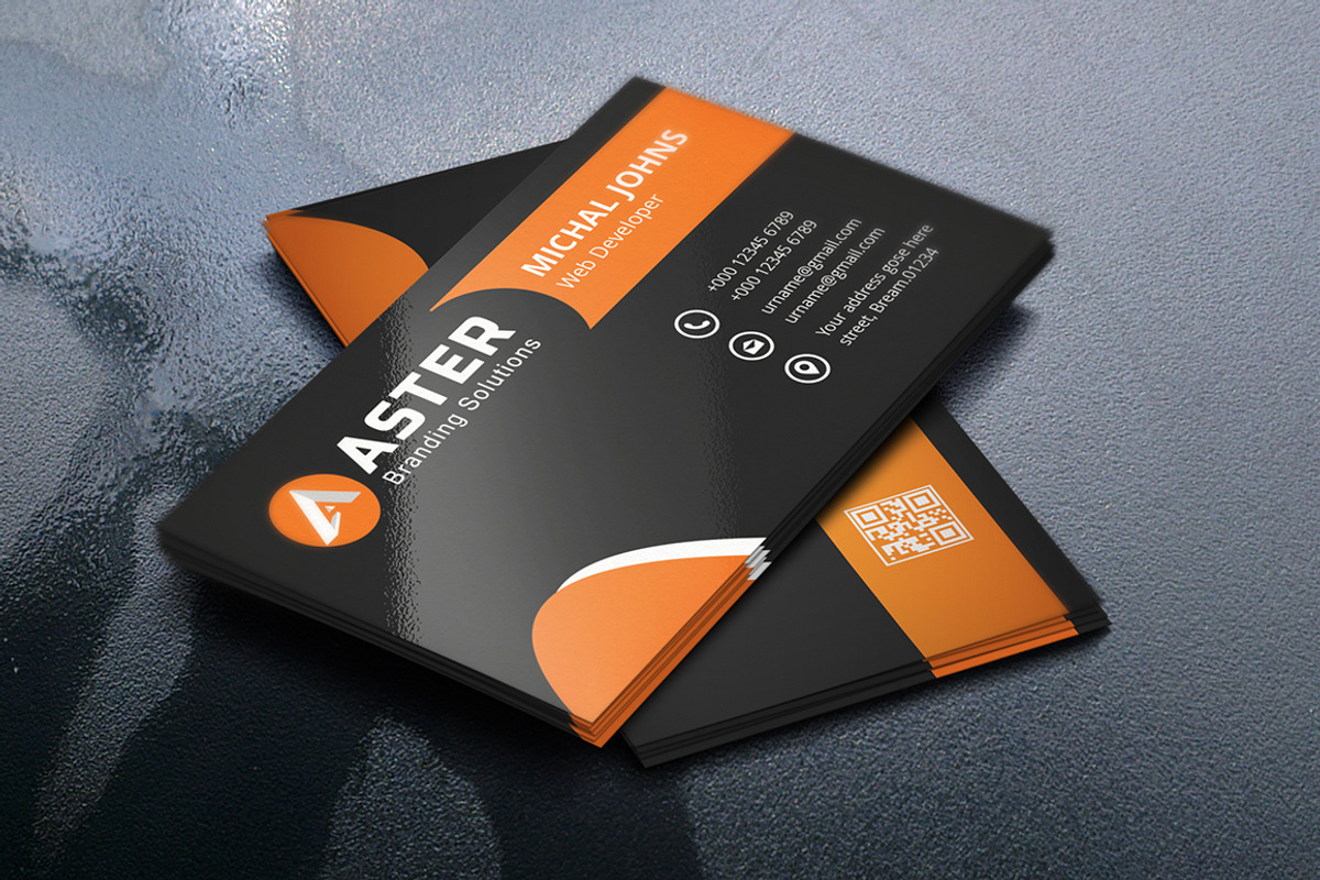 Business Card, a Business Card Template by UI_Expert