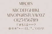 MIROLES, a Sans Serif Font by Penatic Studio (Thumbnail 8 of 10)