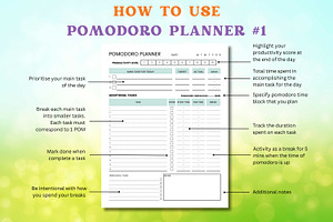 Pomodoro Planner & Tracker