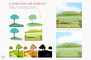 Garden Trees + Scenes Procreate Kit, a Brush Add-On by White Lane Studio (Thumbnail 8 of 15)
