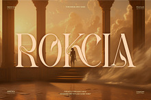 Rokcla || Vintage Retro Serif Font